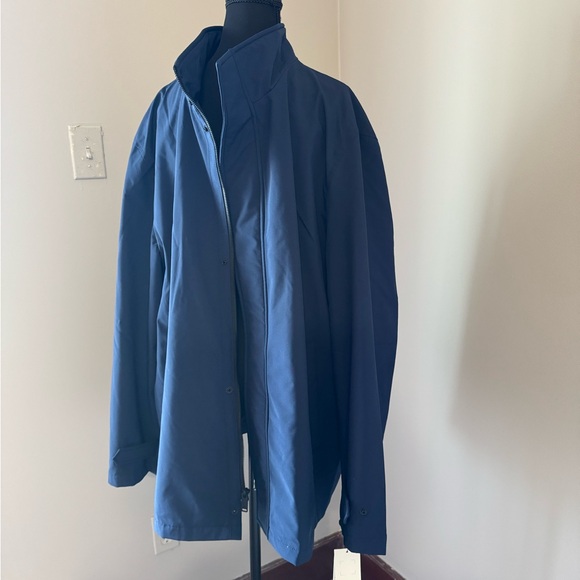 Dockers Men's Blue Raincoat